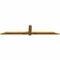 Ekena Millwork Eugene Rough Sawn Timber Gable Bracket, Western Red Cedar, 84"W x 17"H x 2"D x 4"F, 5/12 Pitch GBW084X17X0204EUG00RWR - alternate 2